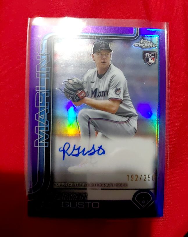 2025 Topps Chrome #192 Ryan Gusto — front