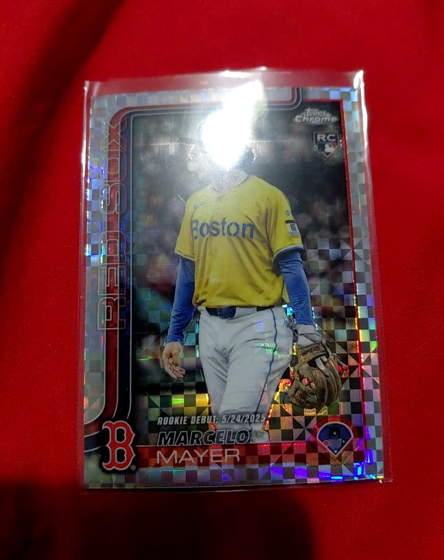 2025 Topps Chrome Update #USC117 Marcelo Mayer — front