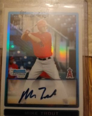 2009 Bowman Chrome #BDPP20 Mike Trout — front