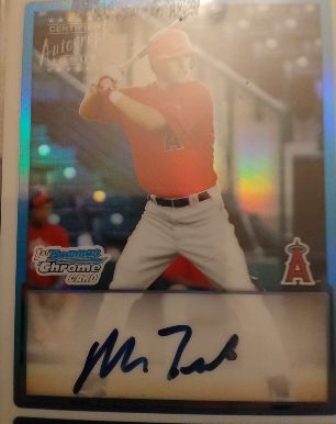 2018 Bowman Chrome Matt Tabor Autograph — front
