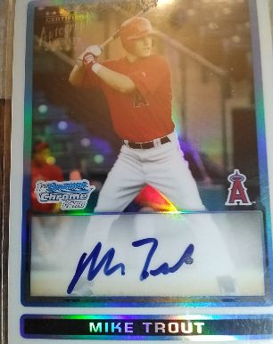 2009 Bowman Chrome Draft Picks & Prospects #BDPP89 Mike Trout — front