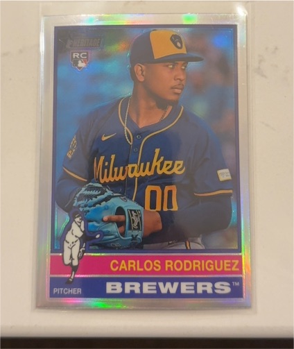 2025 Topps Heritage #452 Carlos Rodriguez — front