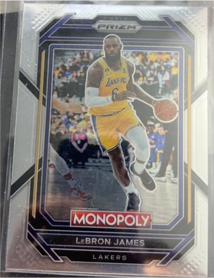 2022-23 Panini Prizm Monopoly #40 LeBron James — front