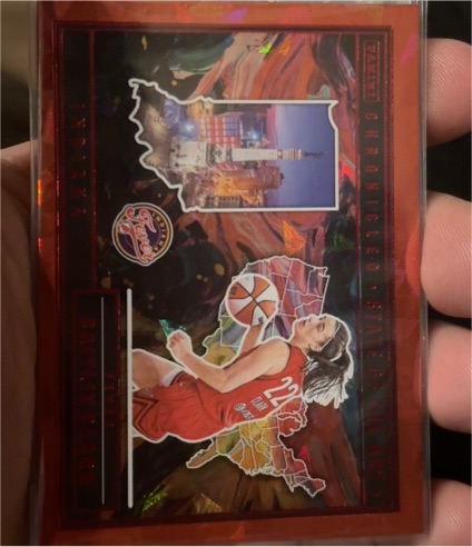 2025 Panini Chronicled #86 Caitlin Clark State of the Art — front