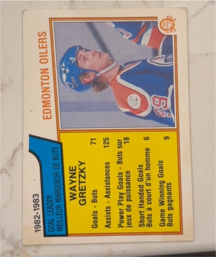 1983-84 O-Pee-Chee #22 Wayne Gretzky — front