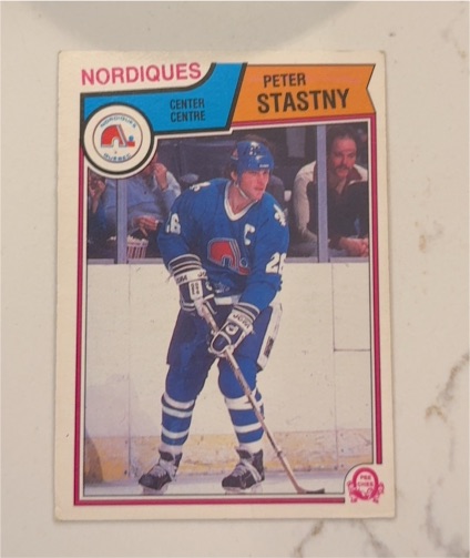 1983-84 O-Pee-Chee #304 Peter Stastny — front