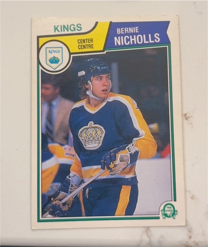 1983-84 O-Pee-Chee #160 Bernie Nicholls — front