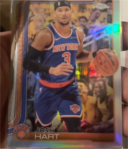 2025-26 Topps Chrome #160 Josh Hart — front