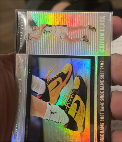 2025 Panini Caitlin Clark Chronicled Shoe Game #75 — front