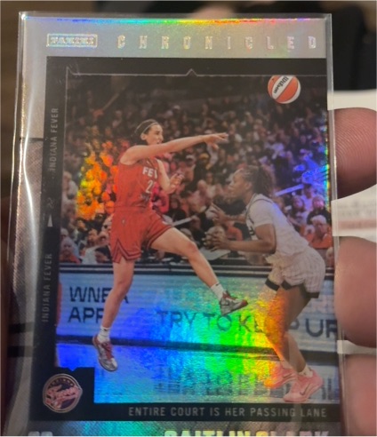 2025 Panini Caitlin Clark Chronicled #39 Entire Court Is Her Passing Lane — front