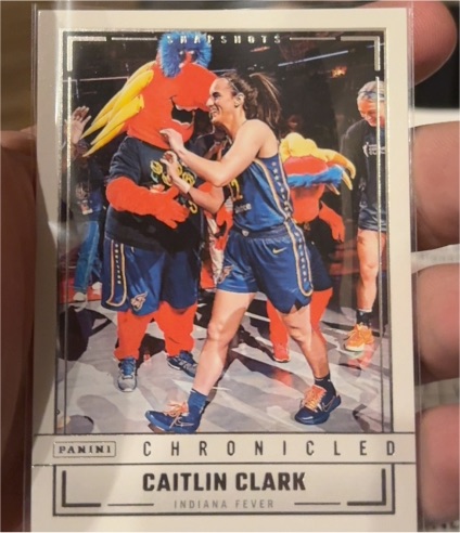 2025 Panini Chronicled Snapshots #92 Caitlin Clark — front