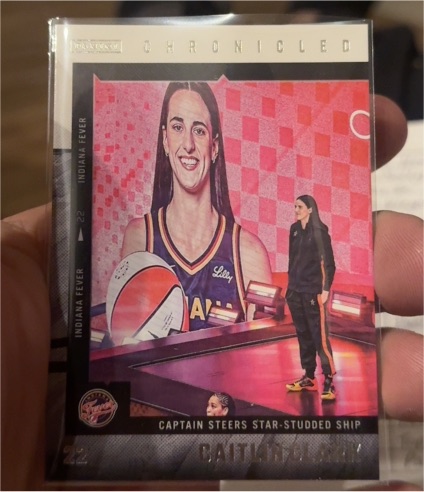 2025 Panini Chronicled #41 Caitlin Clark Indiana Fever Captain Steers Star-Studded Ship — front