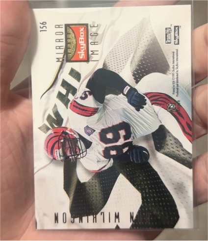 1995 SkyBox Mirror Image #156 Dan Wilkinson — front