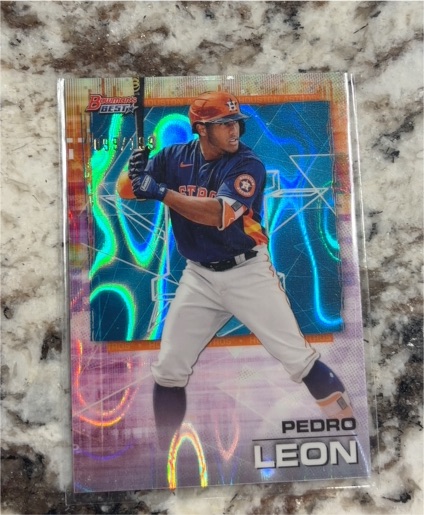 2021 Bowman's Best #13 Pedro Leon — front