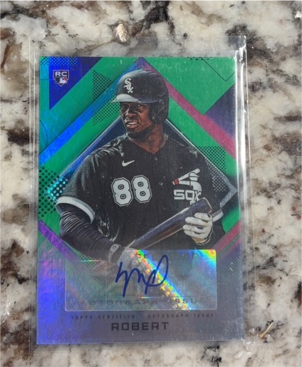 2022 Topps Fire #FA-LR Luis Robert — front