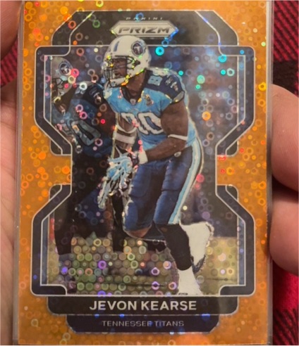 2021 Panini Prizm Orange Disco Jevon Kearse — front