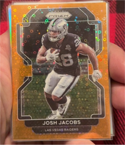2021 Panini Prizm #180 Josh Jacobs — front