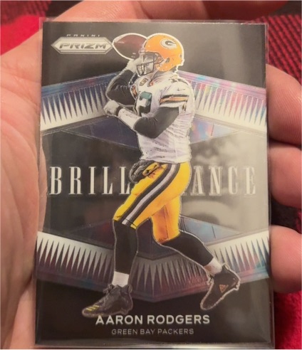 2021 Panini Prizm #B-6 Aaron Rodgers Brilliance — front
