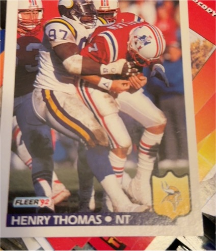 1992 Fleer #252 Henry Thomas — front