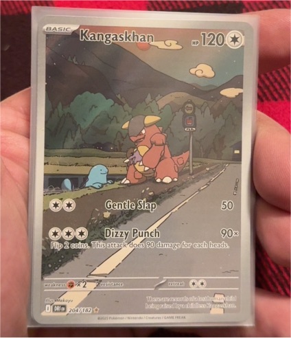 2023 Pokémon Scarlet & Violet Destined Rivals #204 Kangaskhan Illustration Rare — front