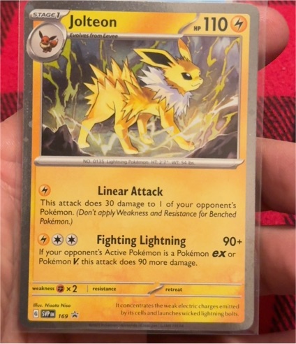 2025 Black Star Promo #169 Jolteon — front