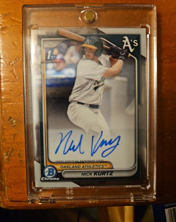 2024 Bowman Chrome #Nick Kurtz — front