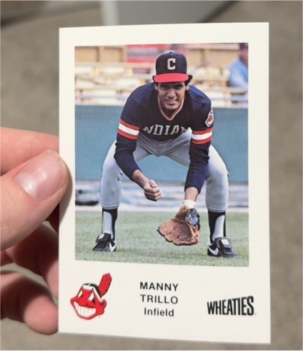1982 Wheaties #NNO Manny Trillo — front