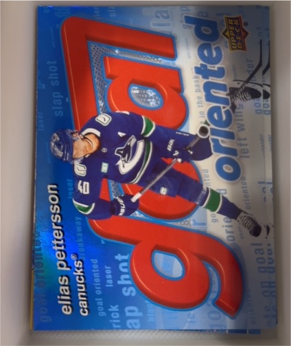 2025-26 Upper Deck #GO-10 Elias Pettersson Goal Oriented — front