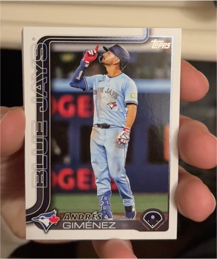2025 Topps Update #US75 Andrés Gimenez — front