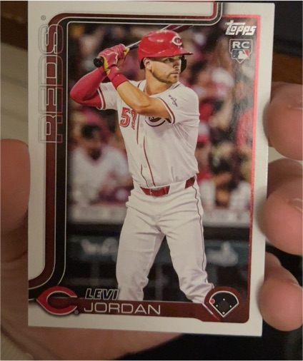 2025 Topps Update #US6 Levi Jordan — front