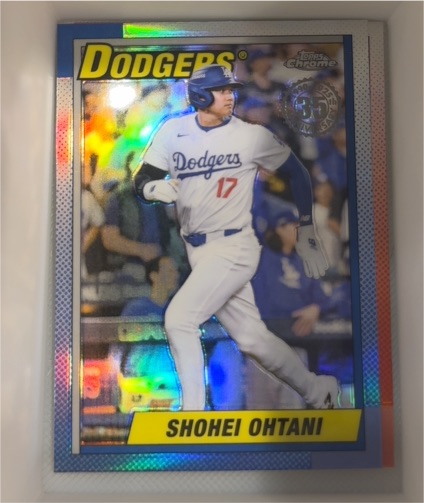 2025 Topps Chrome #90CB-7 Shohei Ohtani — front