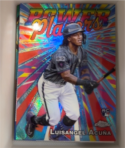 2025 Topps Chrome #PP-24 Luisangel Acuna Power Players — front