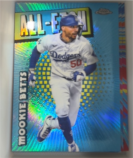 2025 Topps Chrome #CAE-9 Mookie Betts All-Etch — front