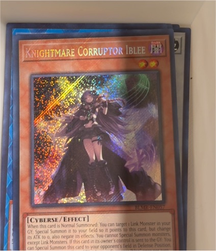 2020 Yu-Gi-Oh! BLMR-EN057 Knightmare Corruptor Iblee — front