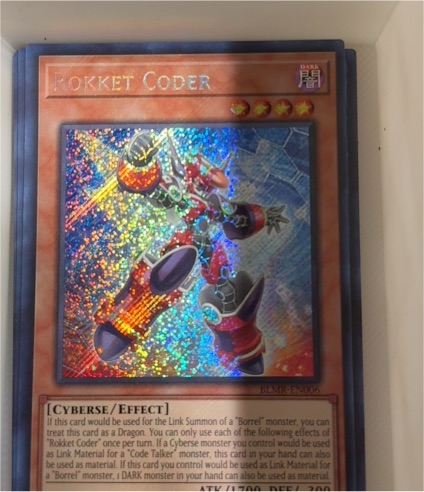 2020 Yu-Gi-Oh! BLMR-EN006 Rokket Coder — front