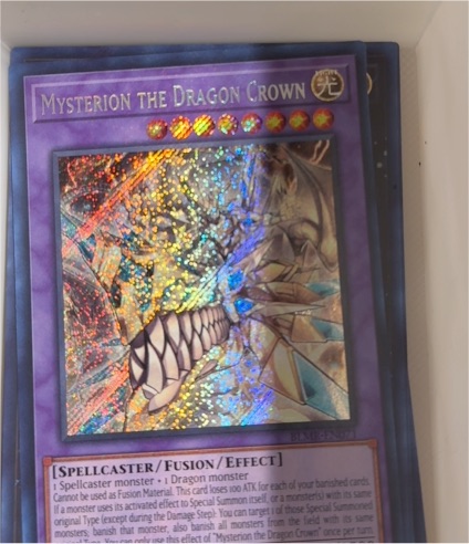 2022 Yugioh BACH-EN041 Mysterion the Dragon Crown — front