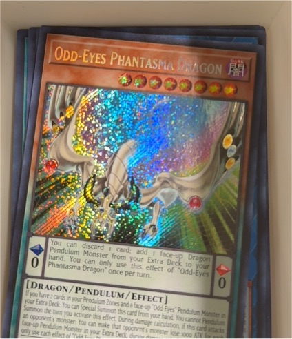 Yu-Gi-Oh! BLCR-EN075 Odd-Eyes Phantasma Dragon — front