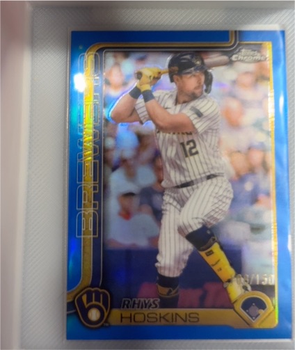 2025 Topps Chrome #98 Rhys Hoskins — front