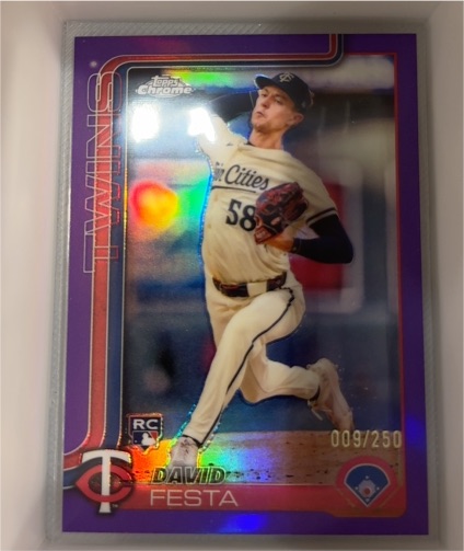 2025 Topps Chrome #156 David Festa — front