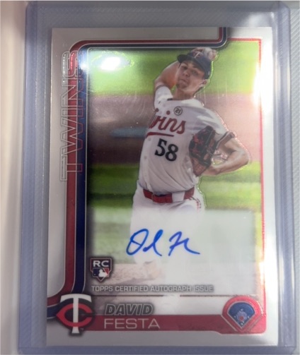 2025 Topps Chrome #RA-DF David Festa — front