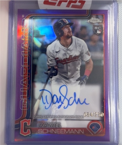2025 Topps Chrome #RA-DS Daniel Schneemann Rookie Auto — front