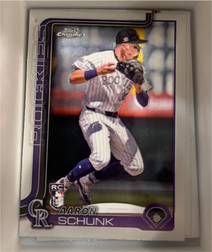 2025 Topps Chrome #238 Aaron Schunk — front