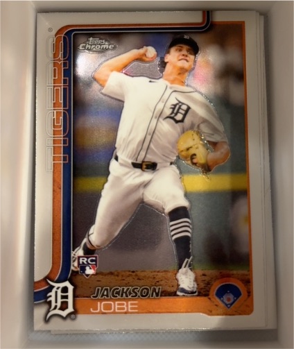 2025 Topps Chrome #249 Jackson Jobe — front