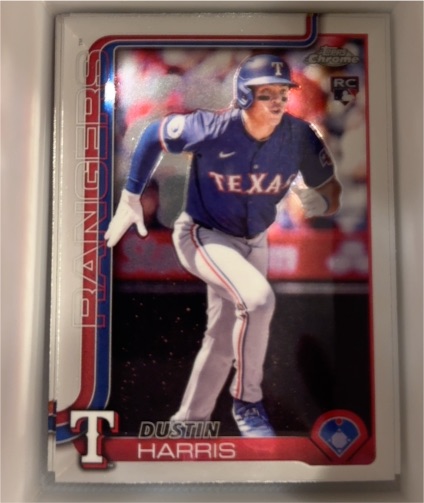 2025 Topps Chrome #131 Dustin Harris — front