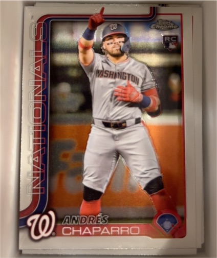 2025 Topps Chrome #187 Andrés Chaparro — front