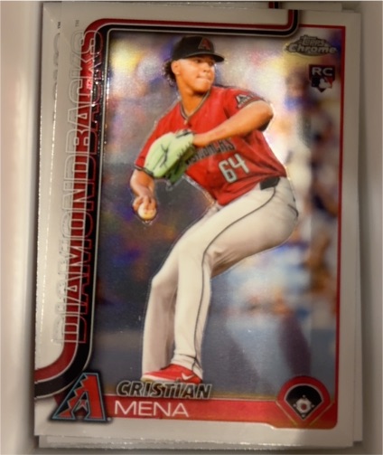 2025 Topps Chrome #102 Cristian Mena — front