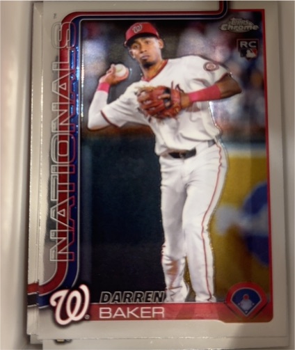 2025 Topps Chrome #231 Darren Baker — front