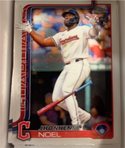2025 Topps Chrome #291 Jhonkensy Noel — front