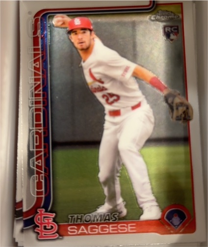 2025 Topps Chrome #87 Thomas Saggese — front