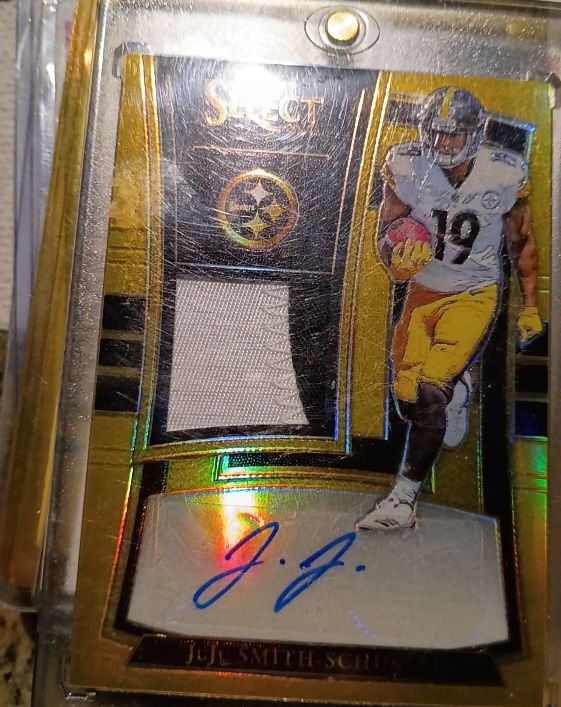 2017 Panini Select #JuJu Smith-Schuster Rookie Patch Autograph — front
